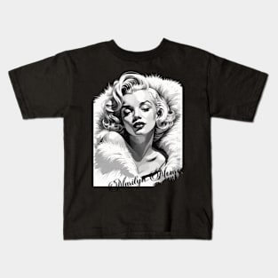 Marilyn Monroe 002 Kids T-Shirt